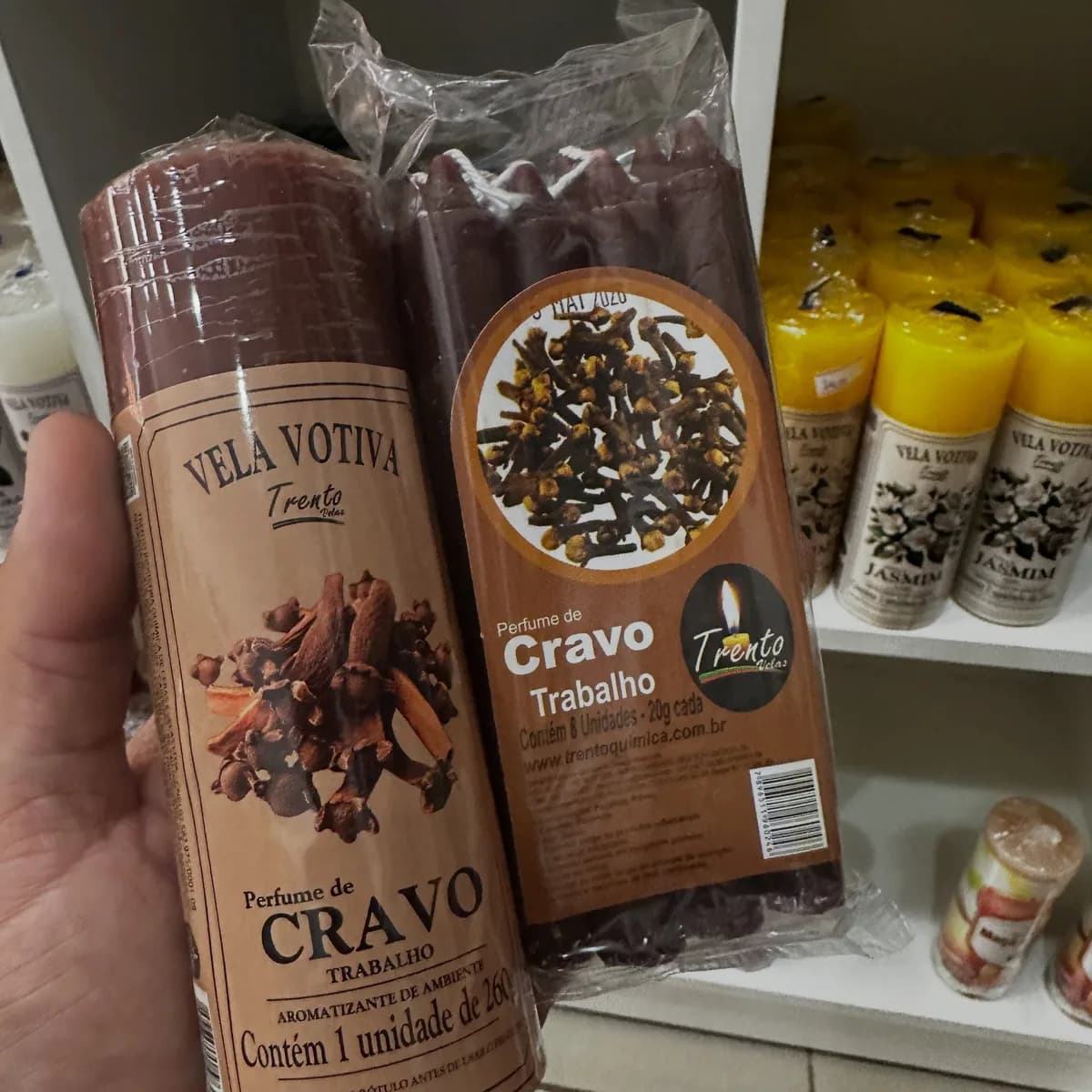 Vela perfumada de Cravo