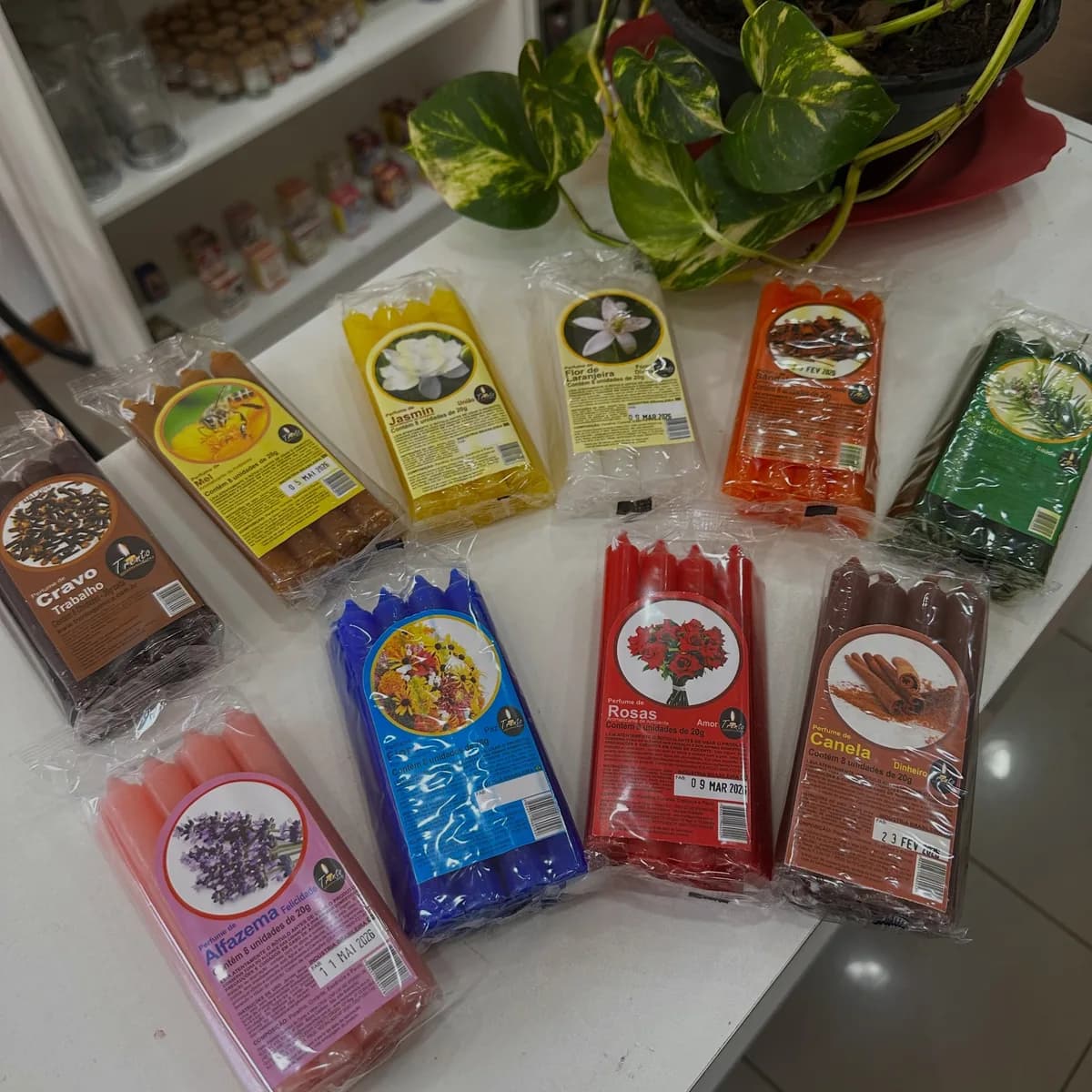 Velas perfumadas, 10 aromas
